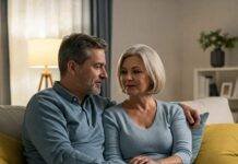 Mismatch in Libido but Still in Love: Navigating Intimacy Differences Couple talking on sofa, emotional connection