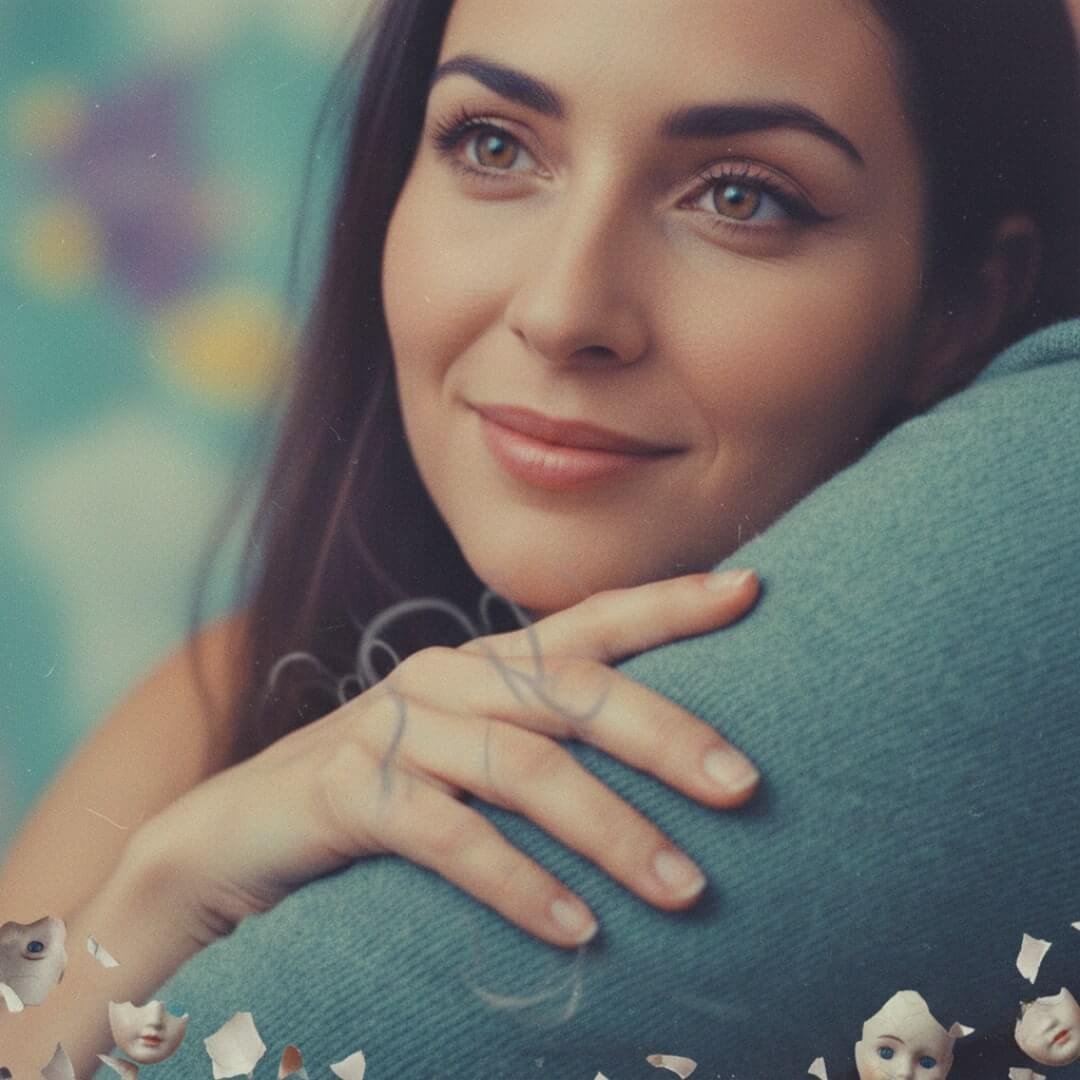 Dark Empaths: The Charming Personalities with Manipulative Traits A smiling woman with unsettling knowing eyes.