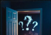 The Hidden Curiosities Most People Are Embarrassed to Ask Midnight bedroom door ajar, glowing laptop, lone sock.