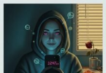 How to Know If Someone Is Truly Interested or Just Bored Girl in hoodie staring at phone at 1:24 AM.
